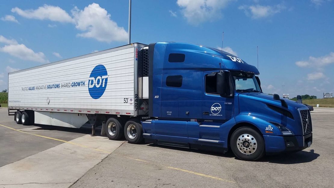 DOT Foods semi trailer